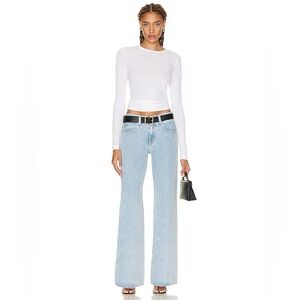 SLVRLAKE Light Blue Wide Leg Baggy Jeans